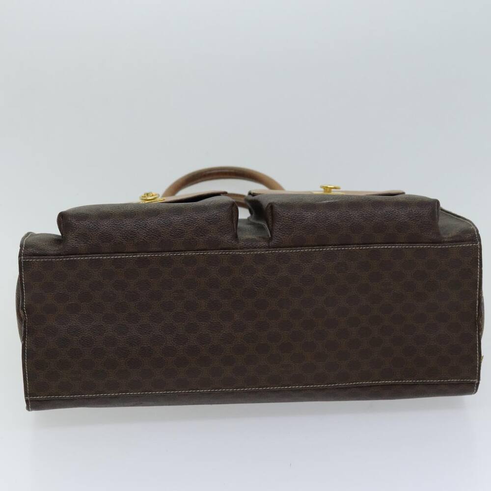 CELINE Macadam Canvas Tote Bag Pvc Brown - Picture 5 of 16